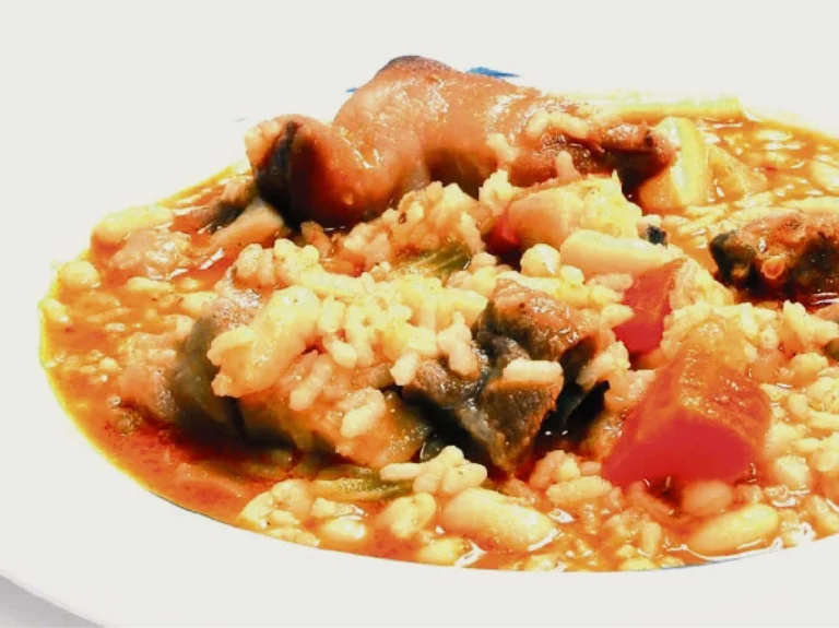 Receta Arroz con Alubias y Nabos