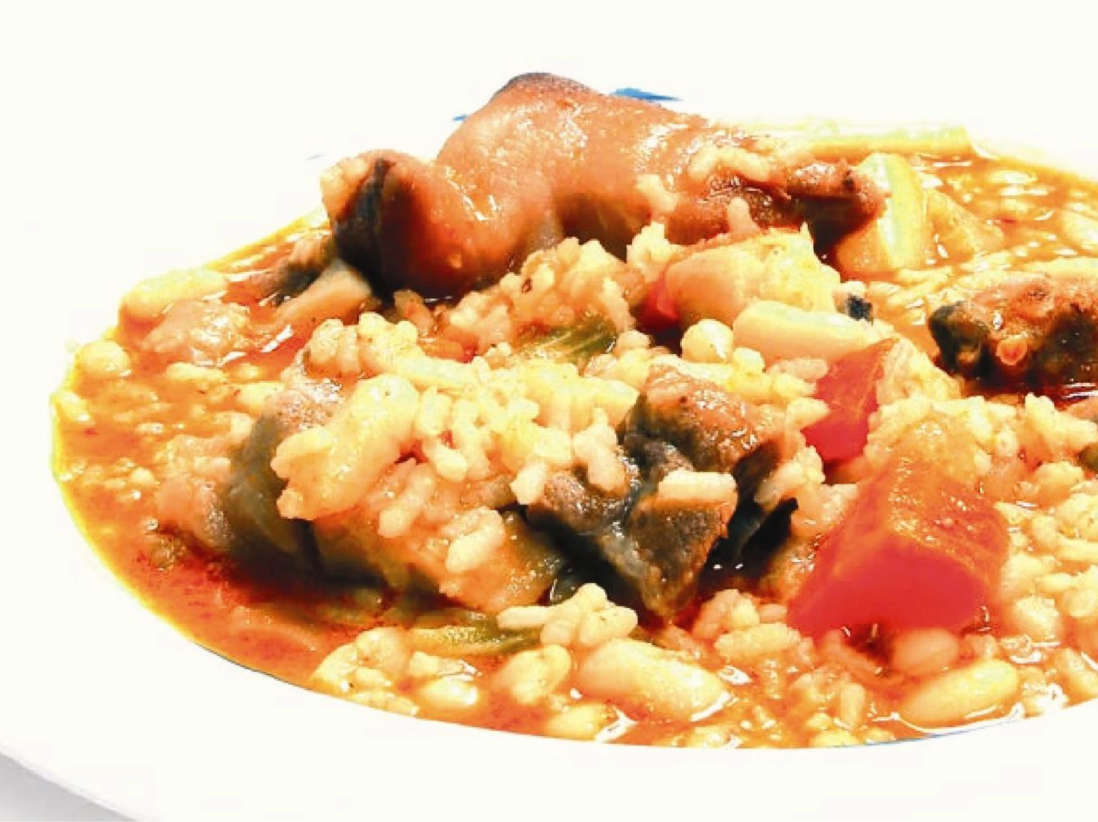 Receta Arroz con Alubias y Nabos