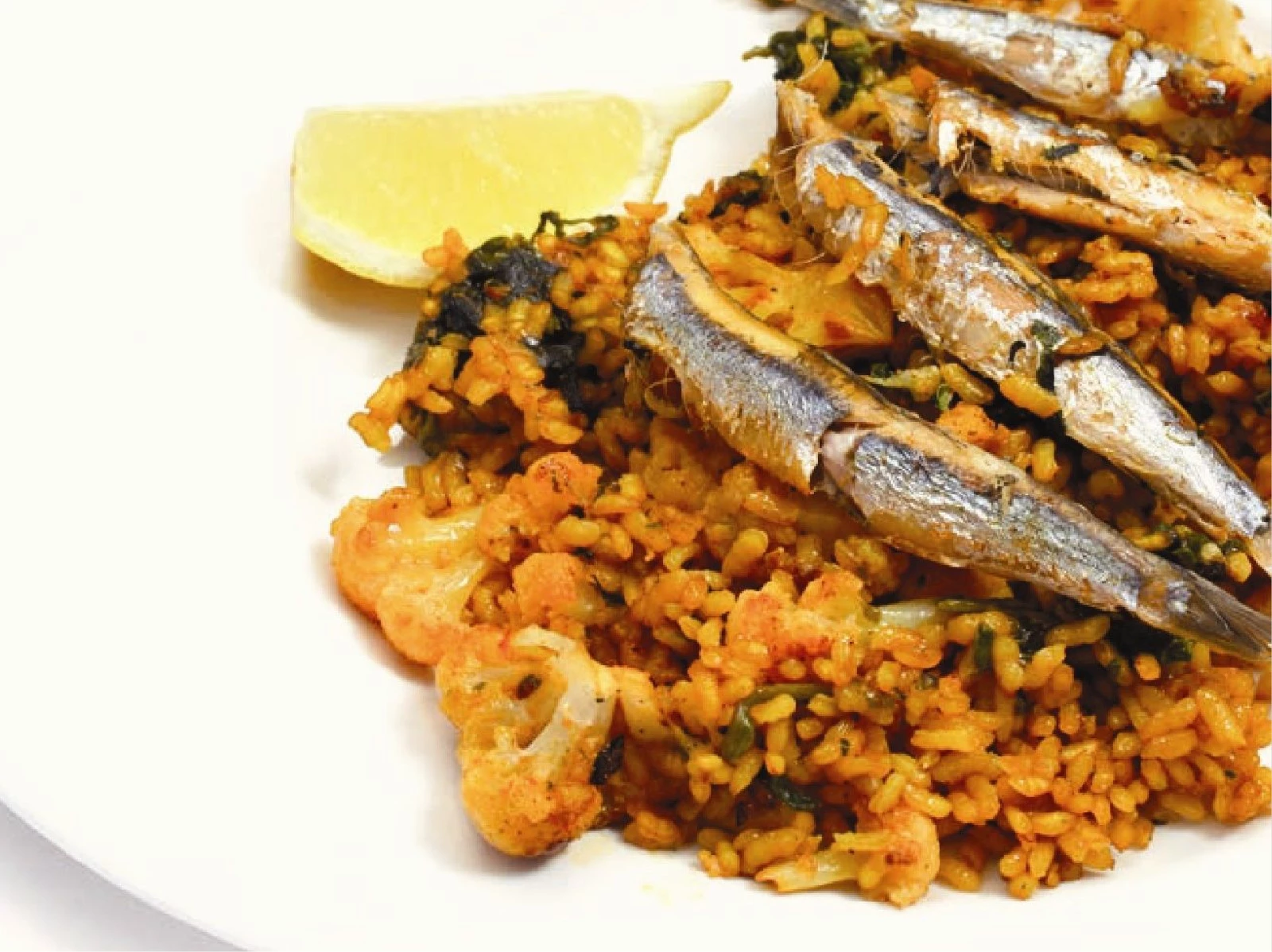 Receta Arroz con Boquerones y Espinacas