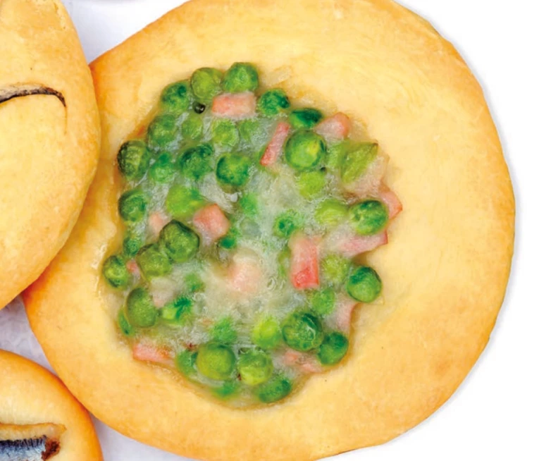 Receta Coca de guisantes